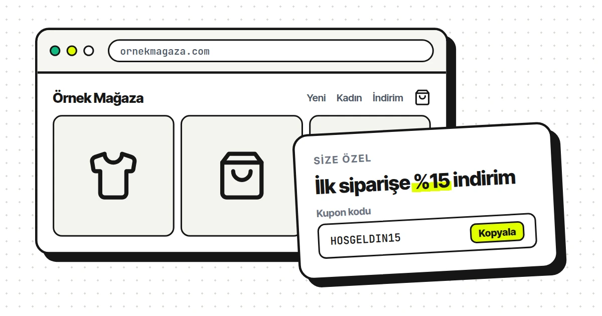 Ziyaretçilerinizi pop-up'larla yönlendirin, satışlarınızı artırın!
