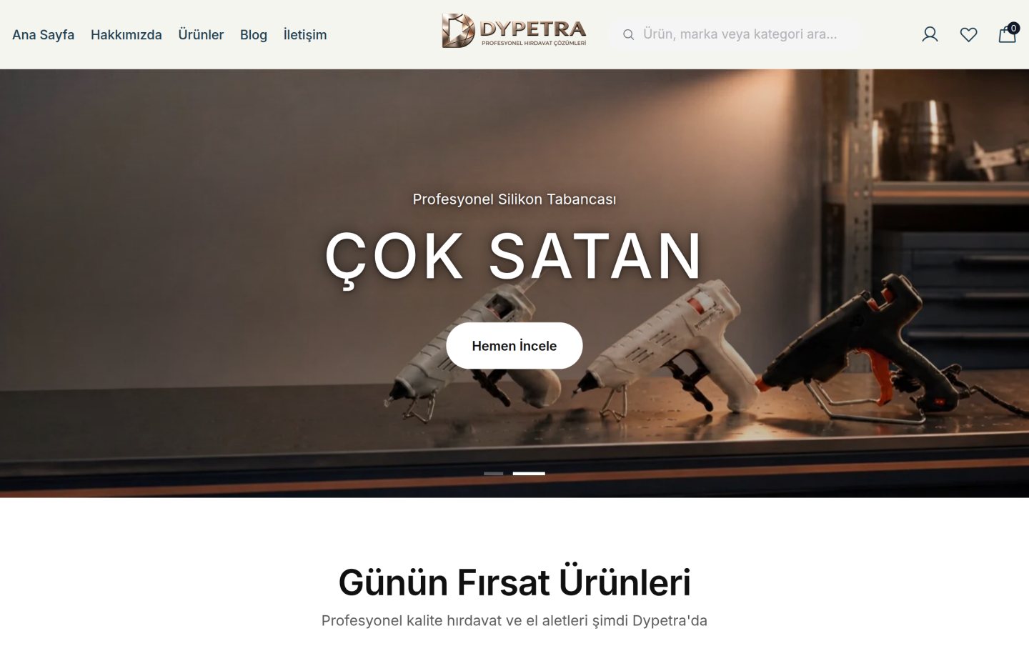 DYPETRA — Fenikya ile kurulmuş mağaza vitrini