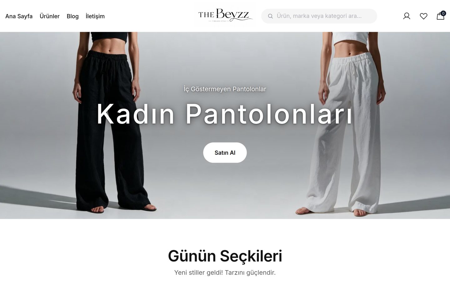 thebeyzz — Fenikya ile kurulmuş mağaza vitrini